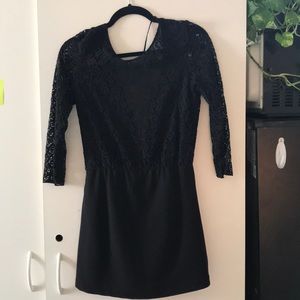 Zara Black Lace Romper